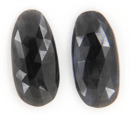 Certified 32.5 Ct Fancy Shape Untreated Sapphire Pair