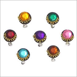 Sticker Bindi - Plastic, 1cm Diameter, Multicolor | Stylish Design, Long-Lasting Adhesive, Trendy, Easy Application, Versatile