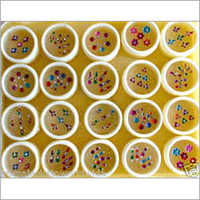 Forehead Bindi Stickers - Adhesive Gems, 24 Pieces, Multicolored | Soft Texture, Glossy Finish, Easy Application