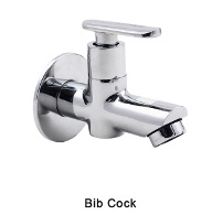 Bib Cock - Brass, 150mm Spout Reach, Chrome Finish | Durable, Corrosion Resistant, Easy Install, Water Efficient, Lever Handle, 6LPM Flow Rate, 5 Years Warranty