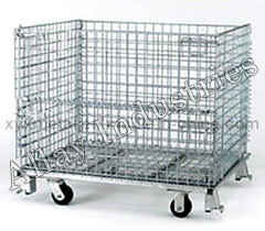 Wire-Mesh Trolley For Material Handling