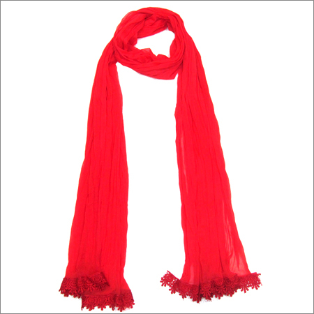 Chinon Matka Lace Work Dupattas