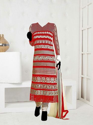 Ladies red suit