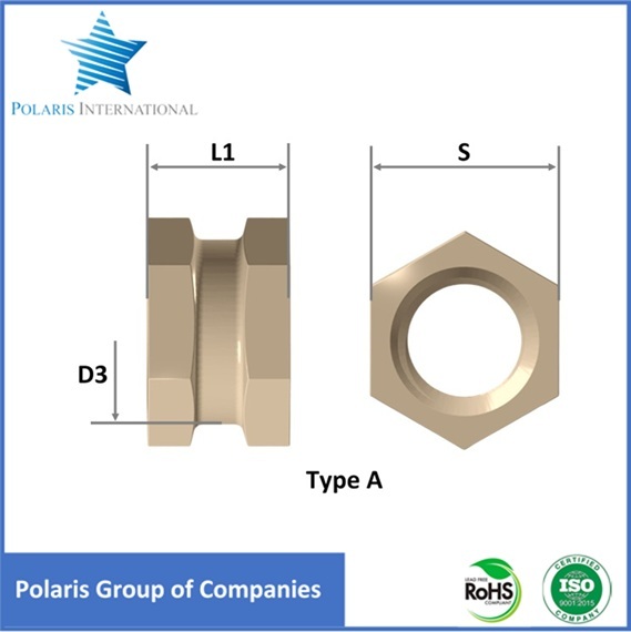 Brass DIN Type A Insert