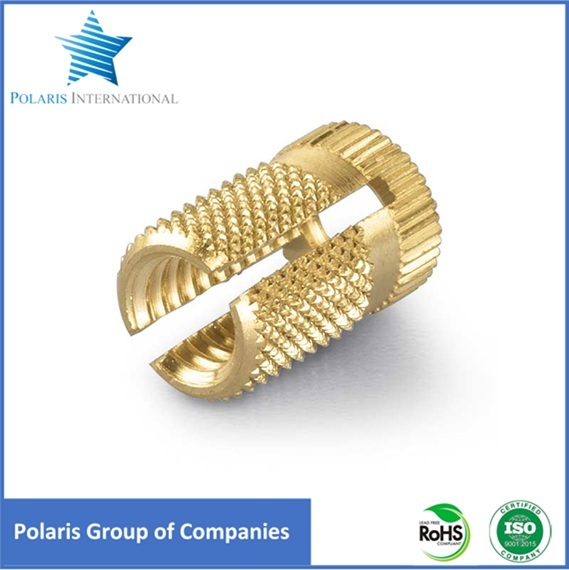 Brass Knurling Round Nut - Usage: For Machinery Use