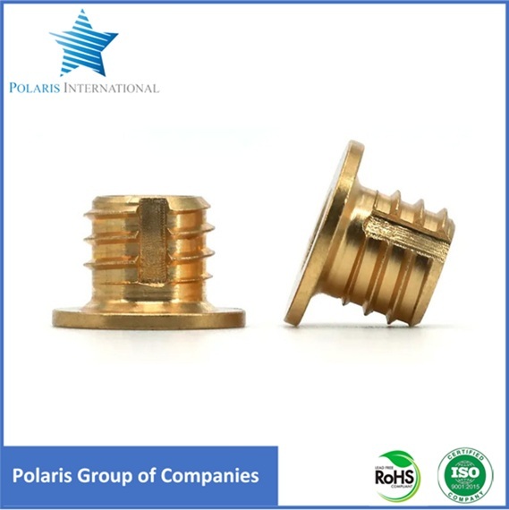 Brass Threaded Inserts - Shape: Round
