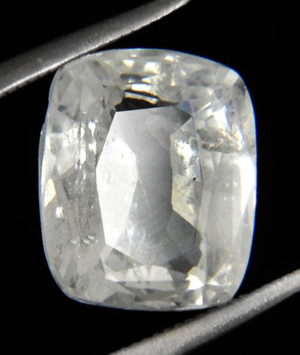 5.05Ct Ceylon White Colourless Sapphire Pukhraj