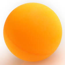 tt ball - Cellulose 40 mm Orange, ITTF Standard | Durable, Lightweight, Bouncy, Portable