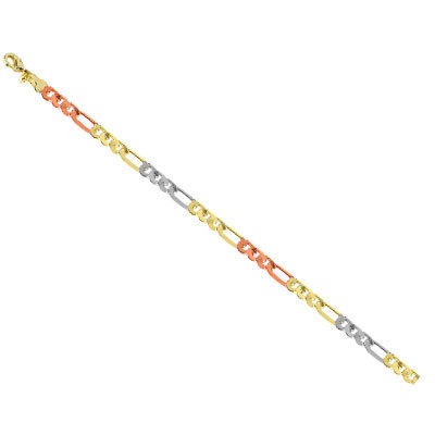 TRI-COLOR GOLD PLATED CHAIN