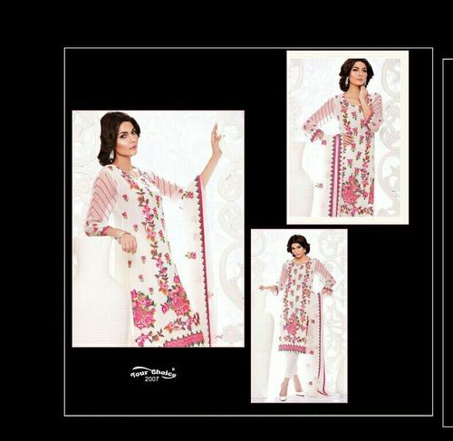 Chiffon embroidery Dupatta Suit