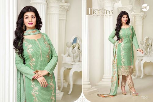 Indo Western Fancy Dress - Polyester, 44 Inch, Light Green | Embroidery, Soft Fabric, Comfortable Fit, Elegant Design, Party Wear