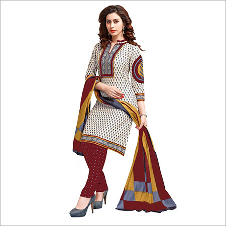 Fancy Cotton Dress Materials