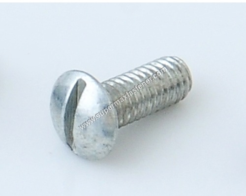 MS Raised Head Slotted Screws