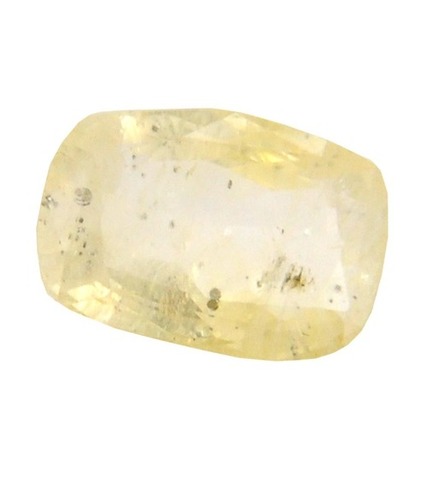 5.78 Carat Certified Yellow Sapphire Gemstone - 11.80x8.10x5.80 mm, Cushion Mixed Cut, Ceylon Origin, Rare Gemstone