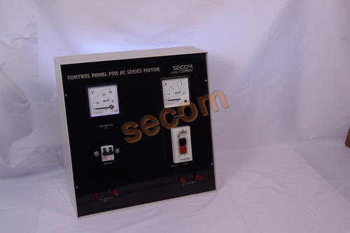 Control panel for ac series motor