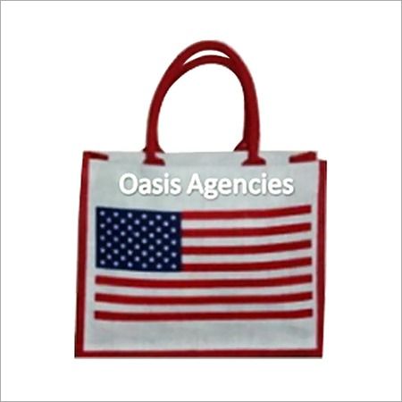 Printed Jute Promotional Bag