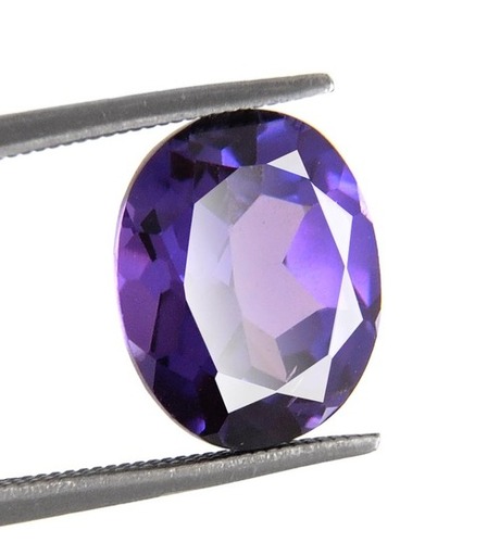 11.35 Cts Lab Created Synthetic Alexandrite Gemstone