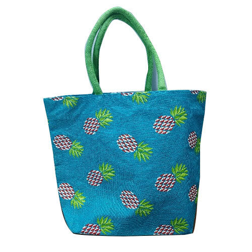 Printed Natural Jute Bag