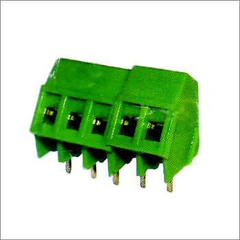 Terminal Block - Plastic, Green, Model 45/2 & 45/3, 5.00 mm Pitch, 20A/300V, 2.5 mm² Wire Size, Secure Connection, Easy Installation, Durable Design