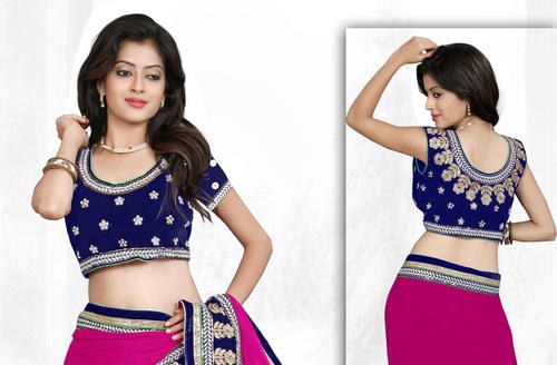 Modern Ladies Wear Saree - Silk, 5.5 Meters, Pink | Embroidery, Smooth Texture, Comfortable Fit