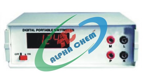 Portable Digital Watt-meter - 10-300V AC Input, 10A Current, Class +1% Accuracy | Bright Red LED Displays, Compact Design, Long Life, Portable