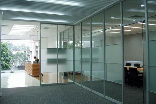 New Office Partition Slim Look Full Glasses