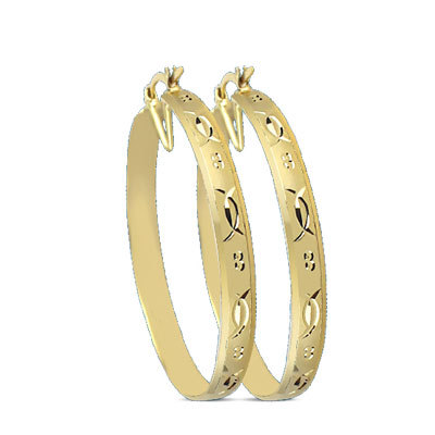 Designer Hoop Earring