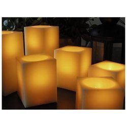 Wax LED Square Candle