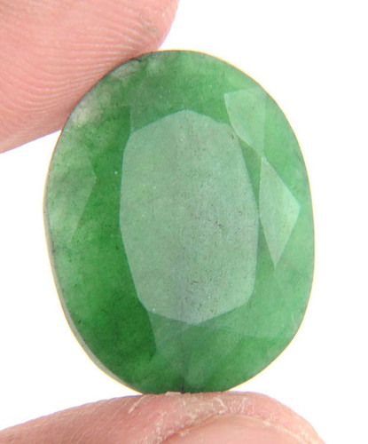 22.86 Carat Certified Green Emerald Gemstone