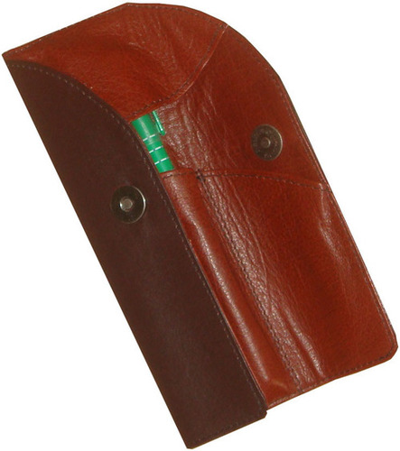 Leather Twin Pen Set Holder
