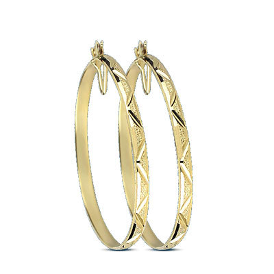 6MM GOLD PLATED HOOP EARRINGS