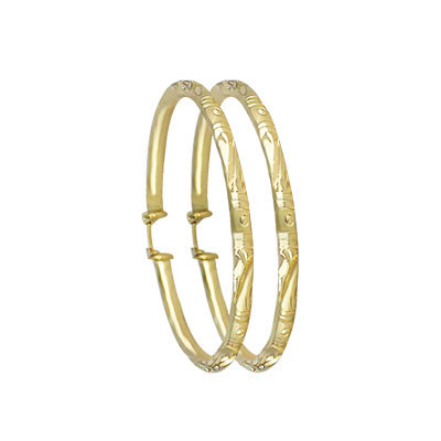 LINE AND LOOP DESIGN EARRINGS