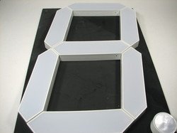 7 Segment Display - 8 Inches - Red