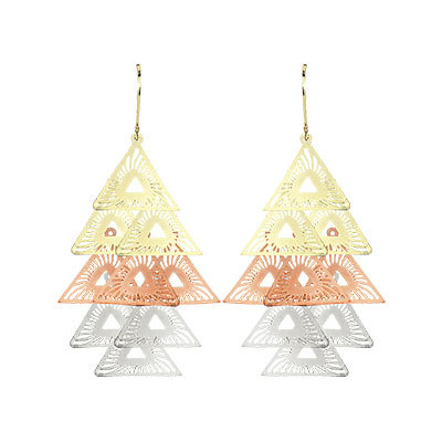 TRIANGLE DESIGN EARRINGS