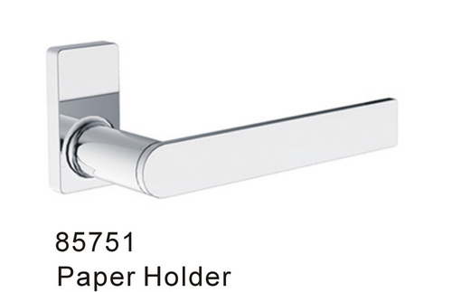 Paper Holder - Brass 150x50x25mm Chrome Finish | Easy Installation Durable Design Wall-Mounted Space Saving