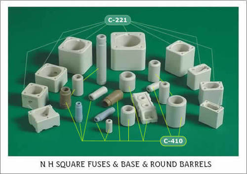 N H Square Fuse Bodies & Round Barrels (Tubes)
