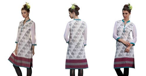 Low Range Front And Back Designer Kurti