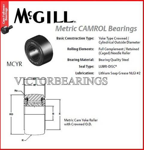 McGill cam follower Bearings