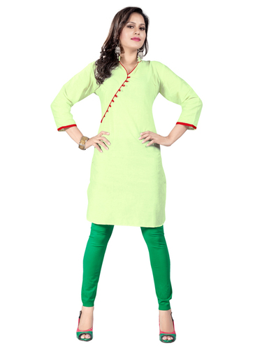 Simple And Designer Cambric Cotton Kurti