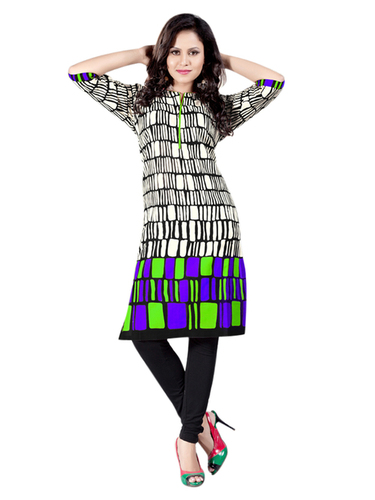 Simple And Designer Cambric Cotton Kurti