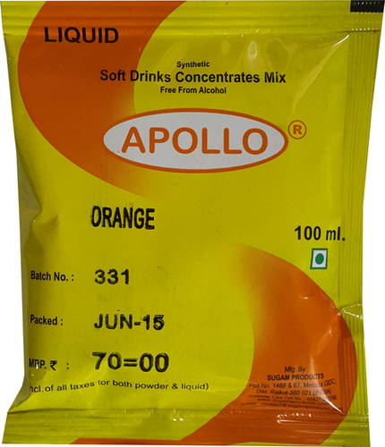 Liquid Orange Soft Drink Concentrate