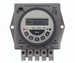 Flexcharge 8-Event Programmable 12 Volt Timer