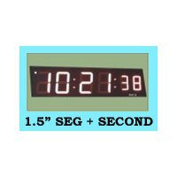 Digital Clock 1.5 Inch Segment with Second Reolite