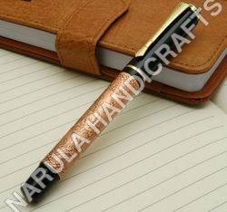 Baoer Eight Horses Roller Ball Pen Copper