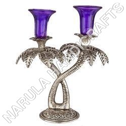 double-khajur-candle-stand