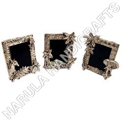 Eye catching white metal photo frames