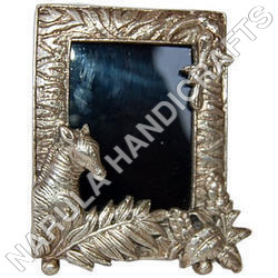Horse Head Photo Frame - White Metal Photo Frames