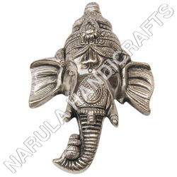 Individually Crafted White Metal Wall Hanging