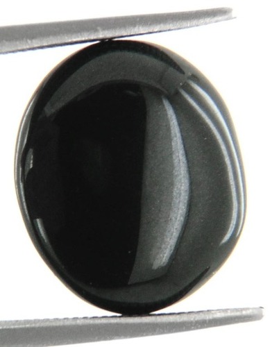 5.43 Ct Certified Chalcedony Black Haqeeq Gemstone