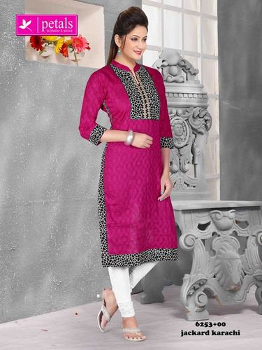 Jackard Karachi Kurti